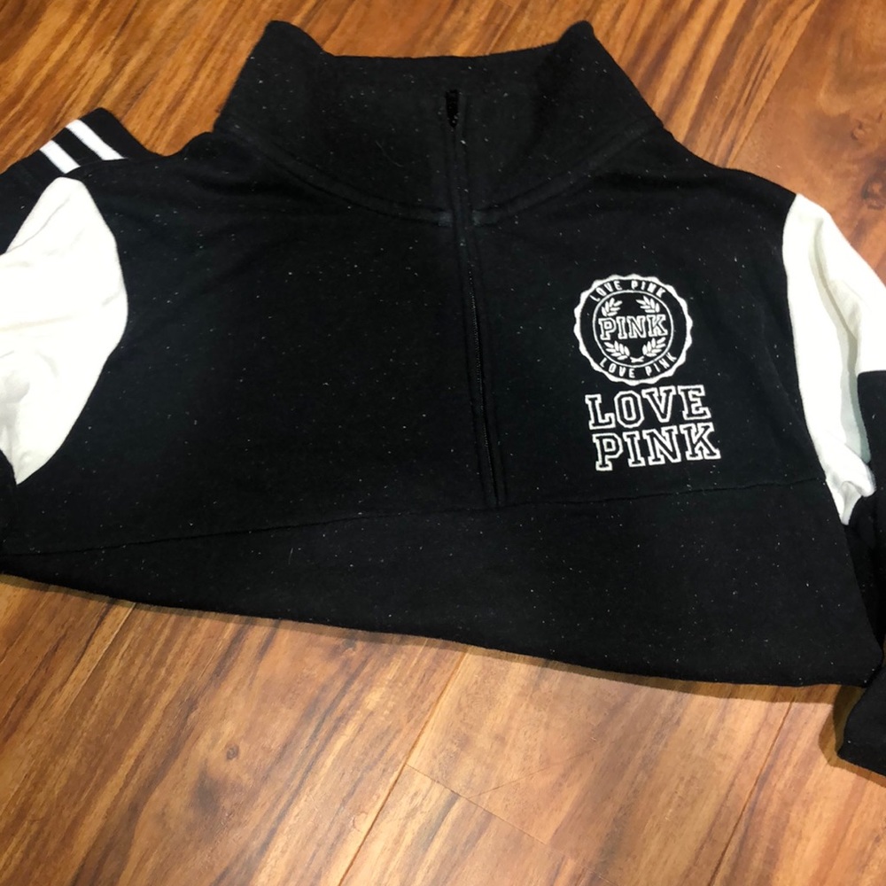 Black and white PINK hoodie